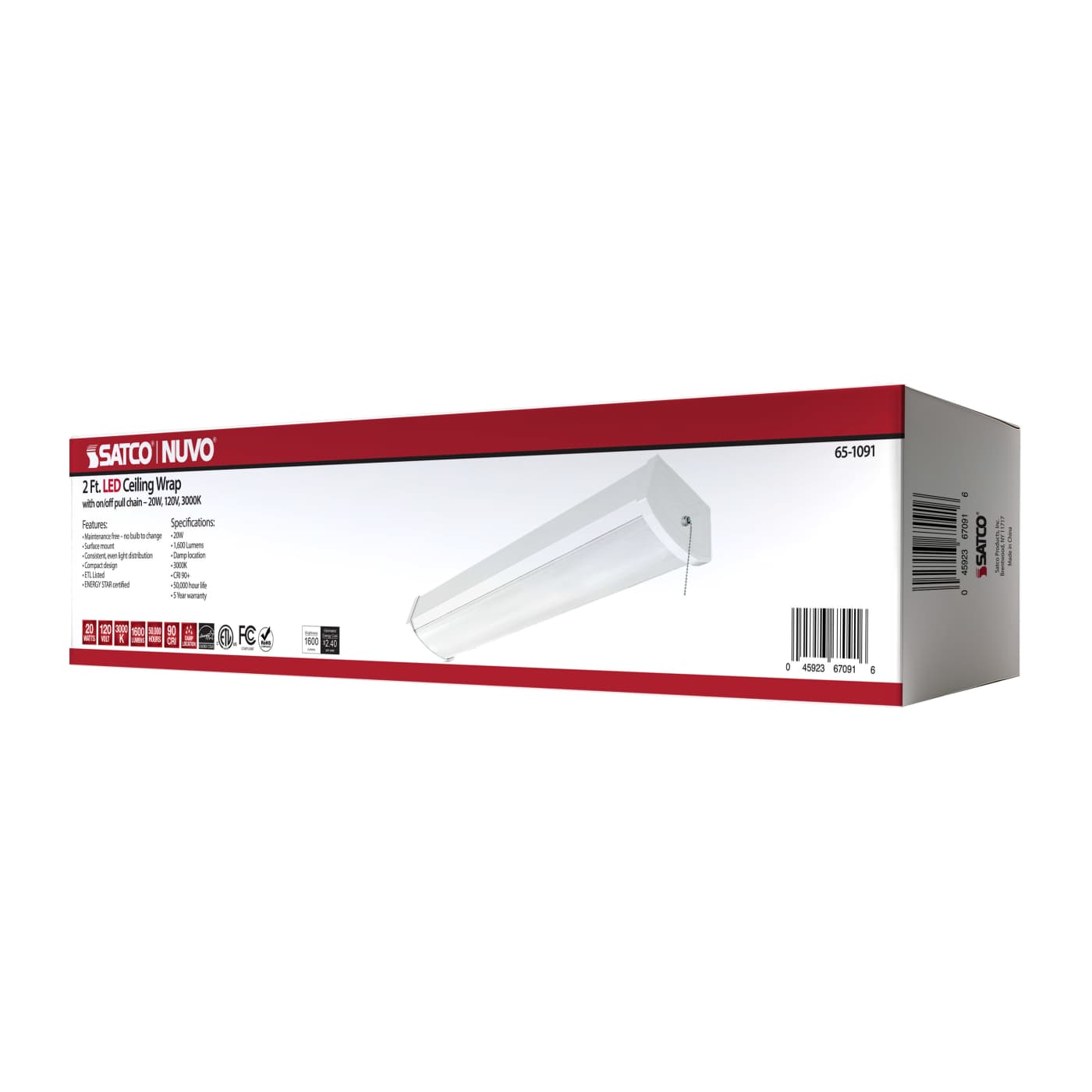 2FT LED CEILING WRAP - 65-1091