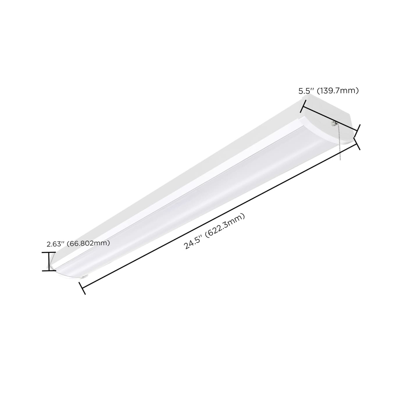 2FT LED CEILING WRAP - 65-1091