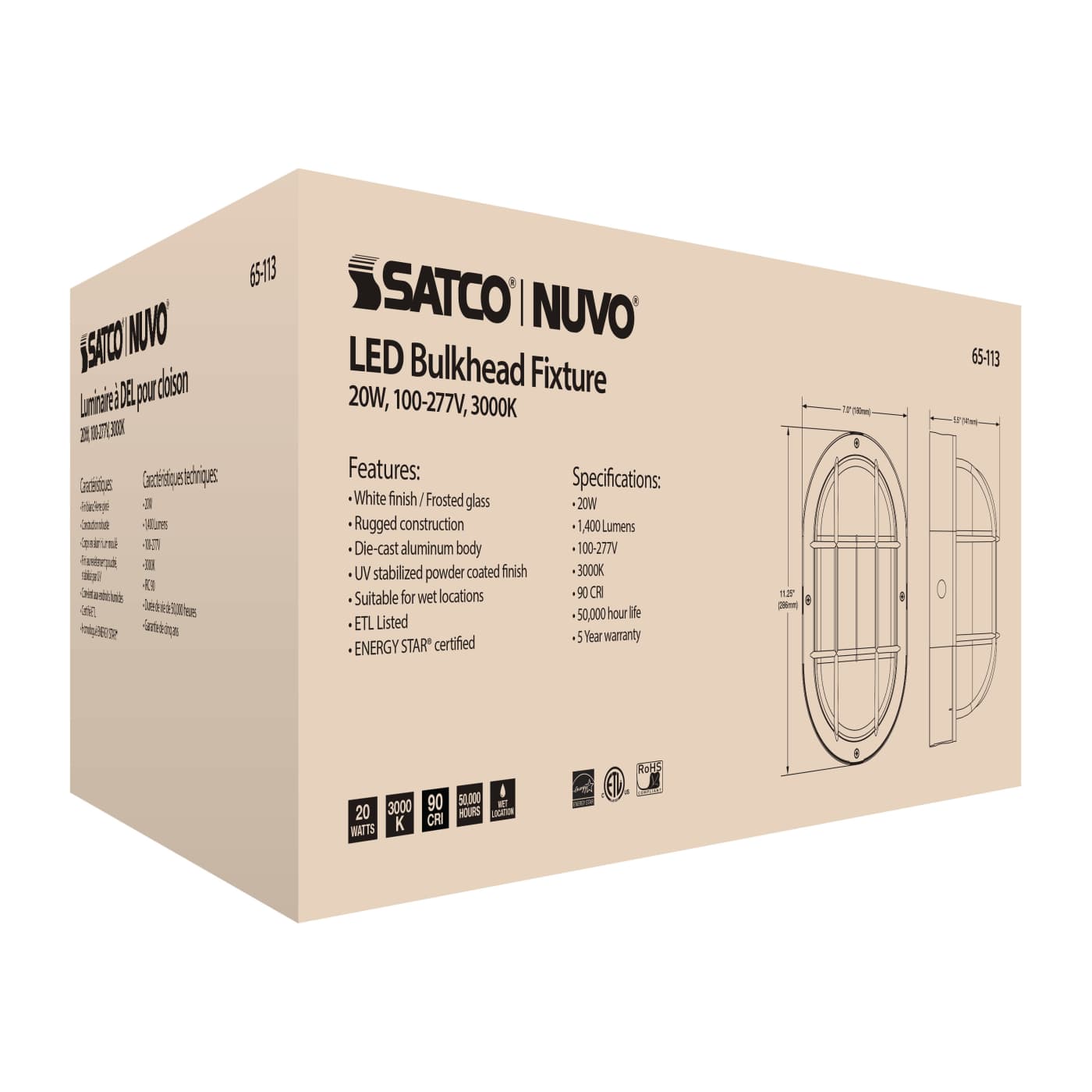 20W LED BULK HEAD - 65-113