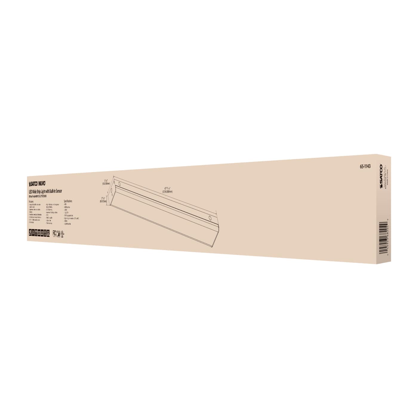 40W LED WIDE STRIP LT 5K - 65-1143