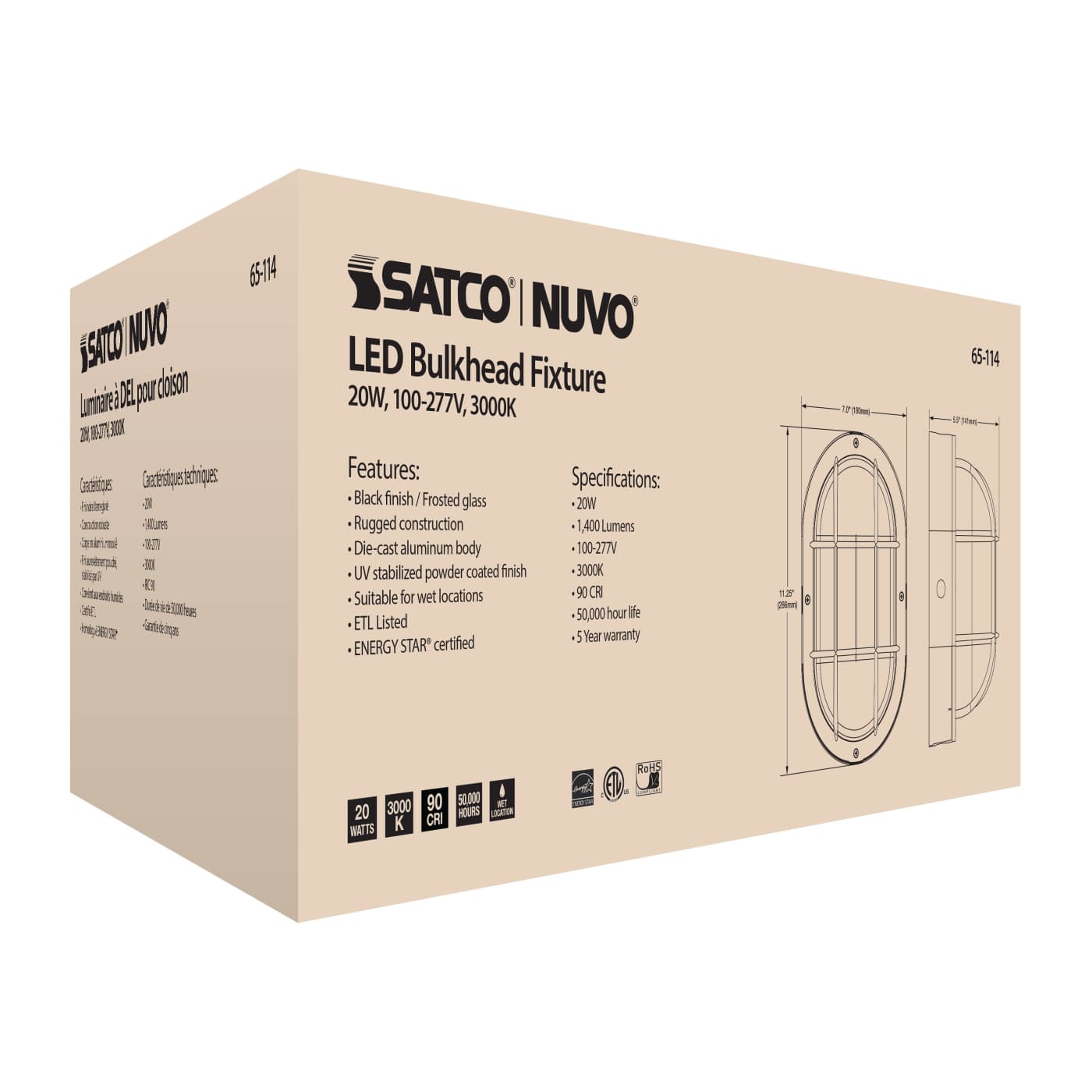 20W LED BULK HEAD - 65-114