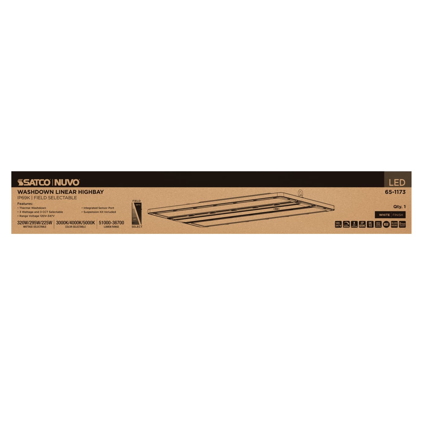 IP69K LINEAR HB 320W/295W/225W - 65-1173