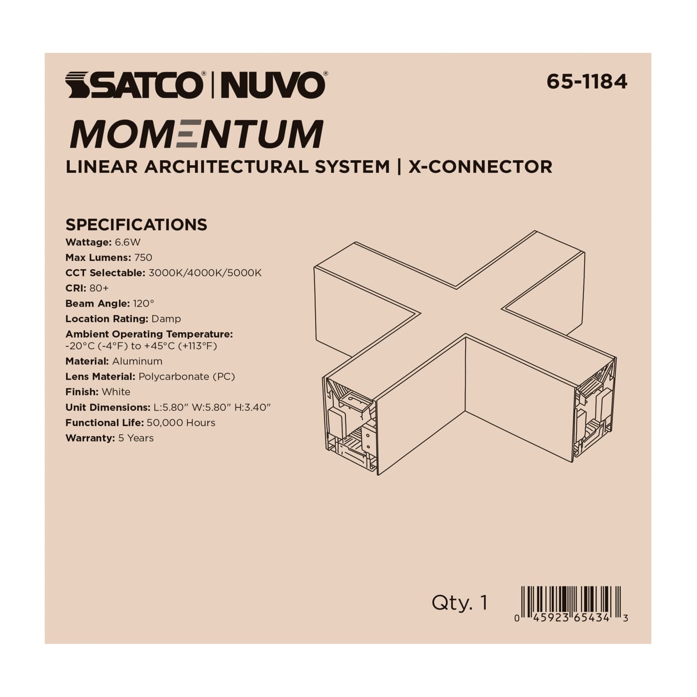 LED X-CONNECTOR LINEAR SYSTEM - 65-1184