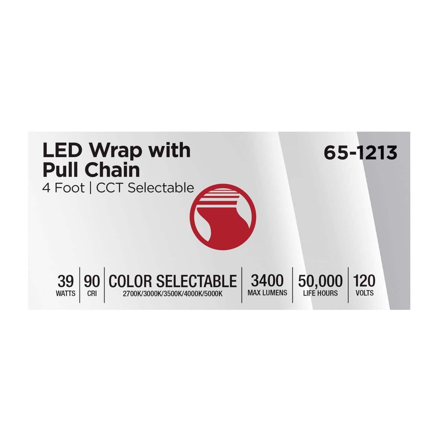 4FT 39W LED WRAP W/PULL CHAIN - 65-1213