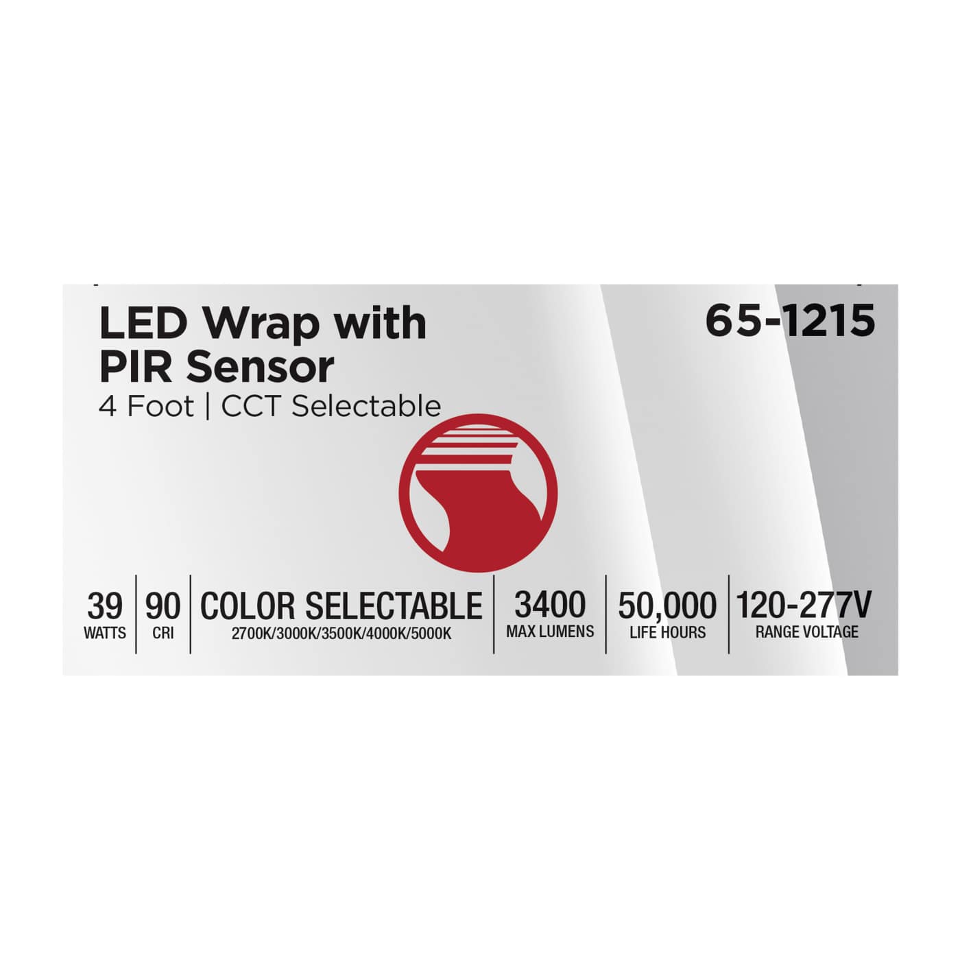 4FT 39W LED WRAP W/ SENSOR - 65-1215