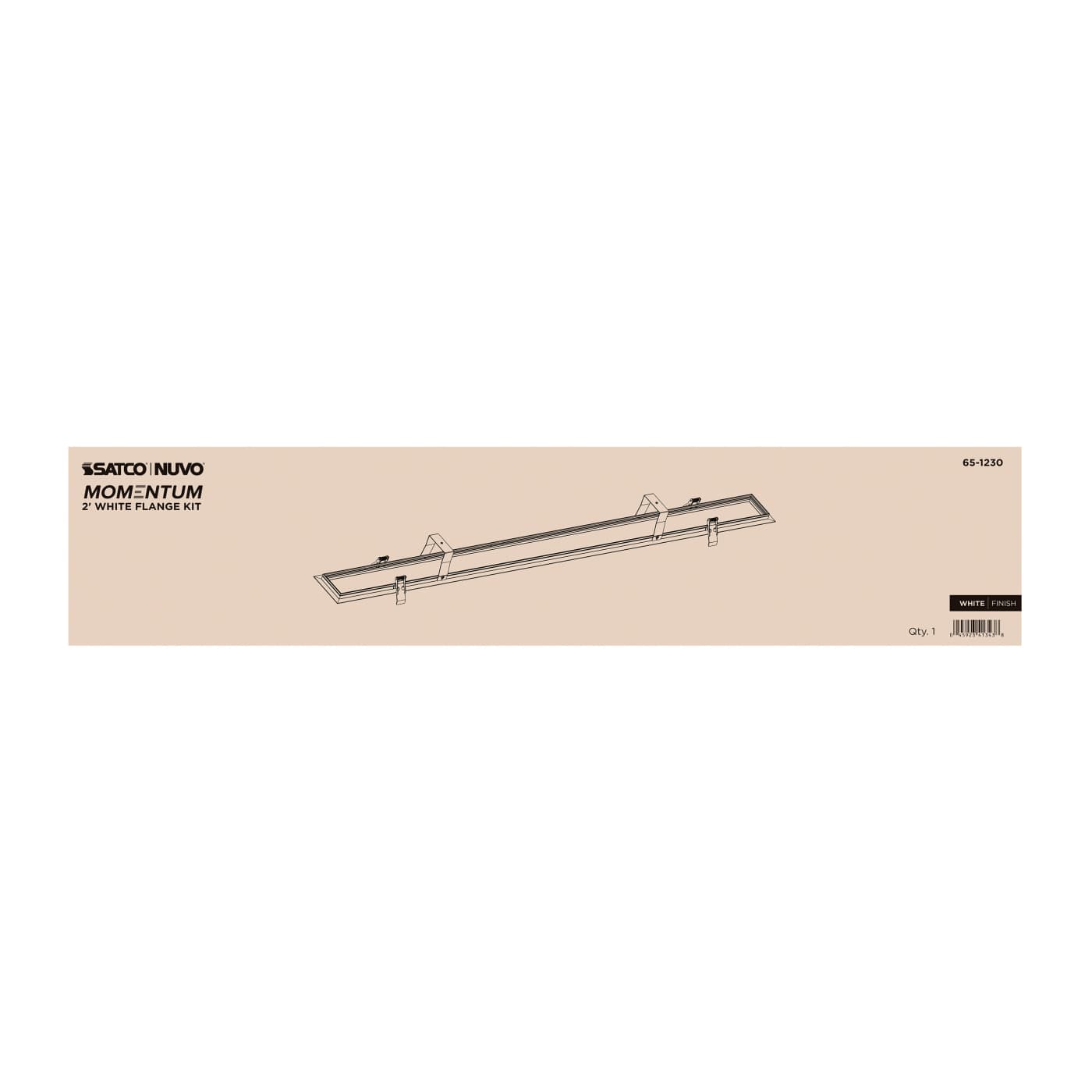 2' WHITE FLANGE KIT - 65-1230