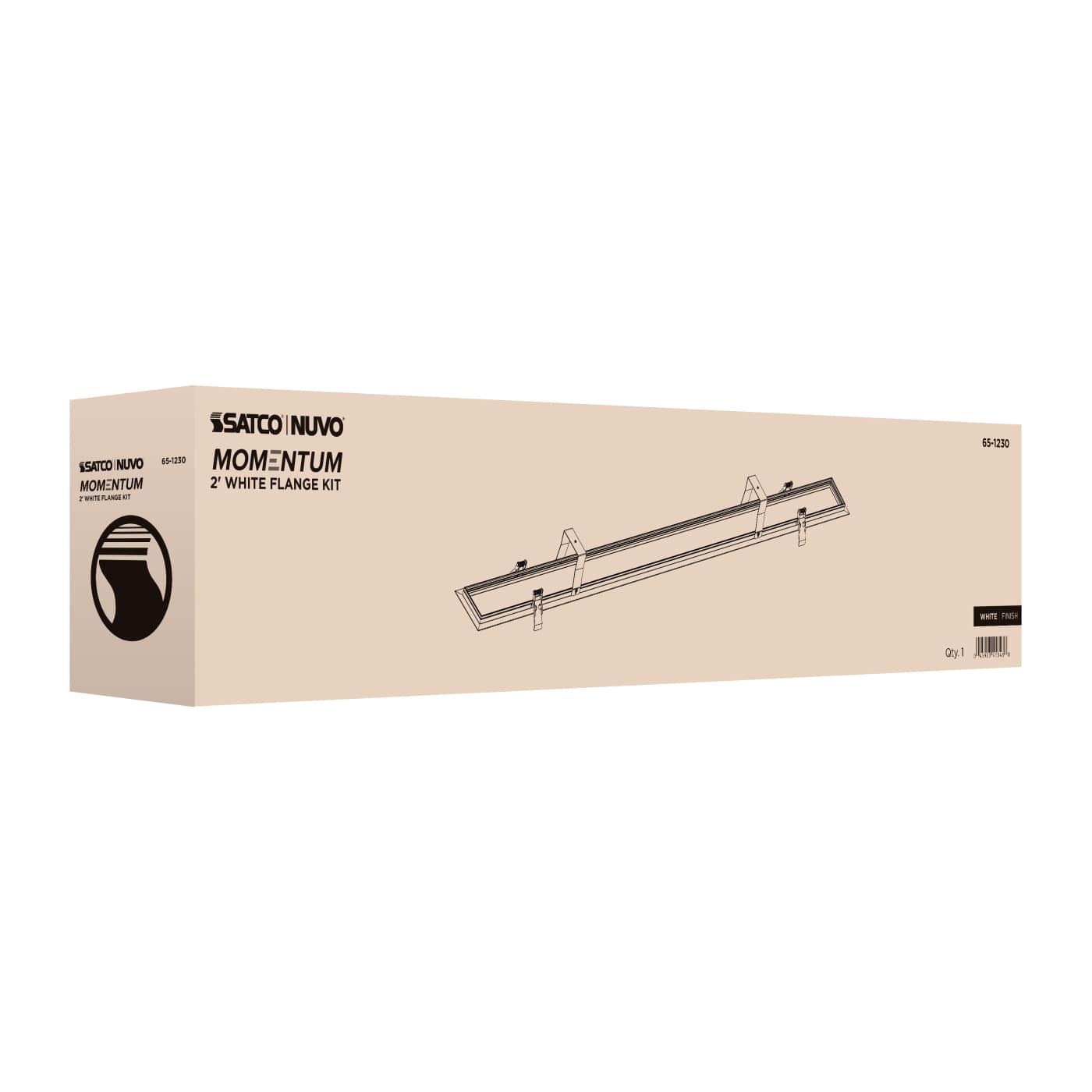2' WHITE FLANGE KIT - 65-1230