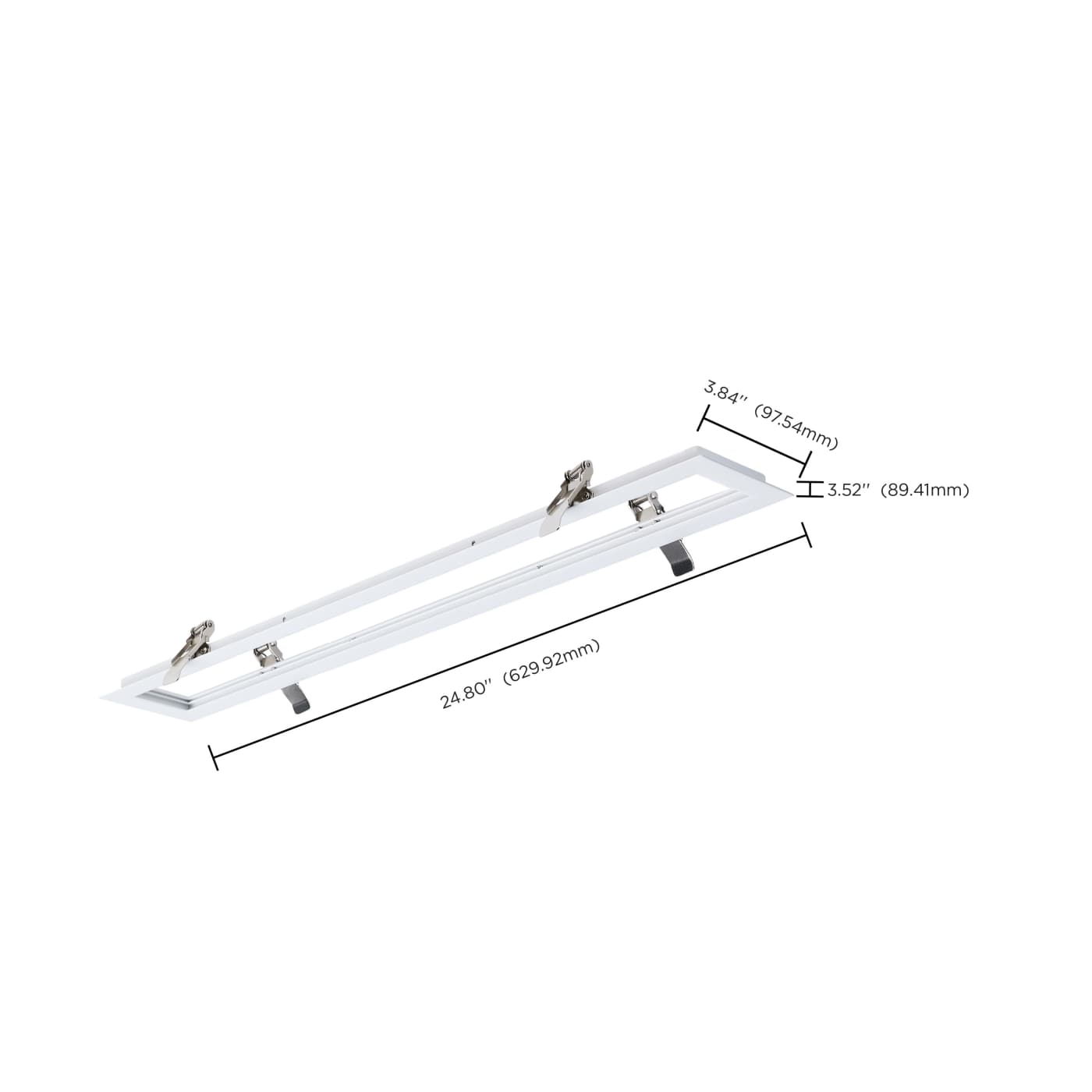 2' WHITE FLANGE KIT - 65-1230