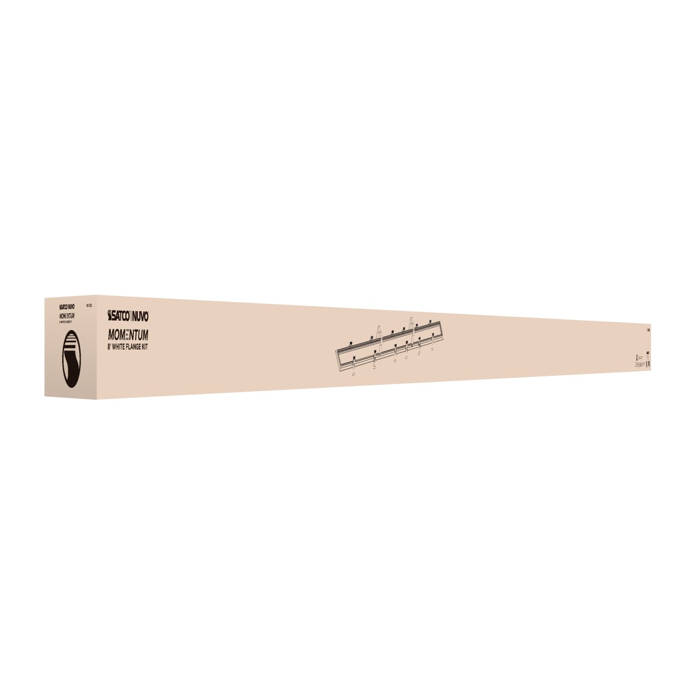8' WHITE FLANGE KIT - 65-1232