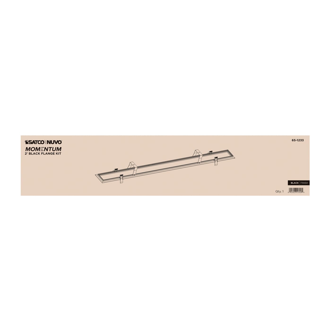 2' BLACK FLANGE KIT - 65-1233