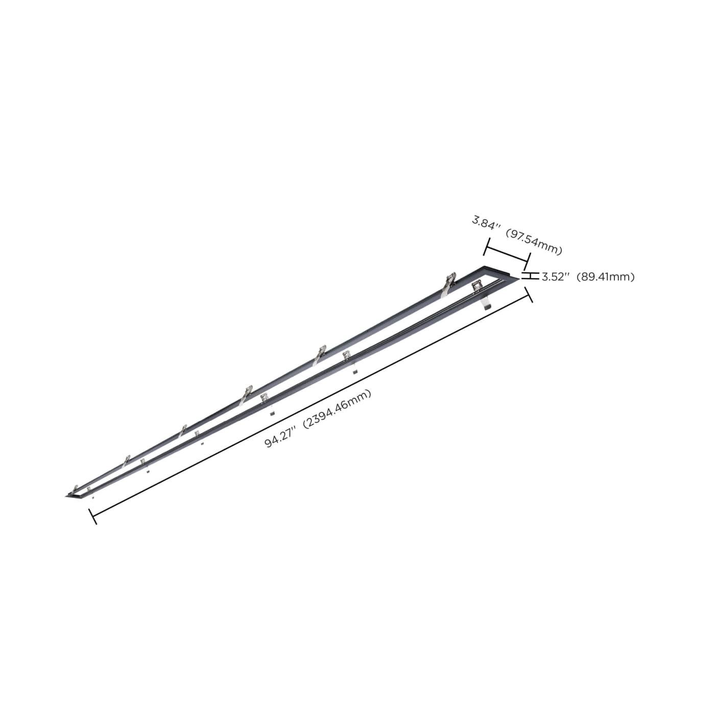 8' BLACK FLANGE KIT - 65-1235