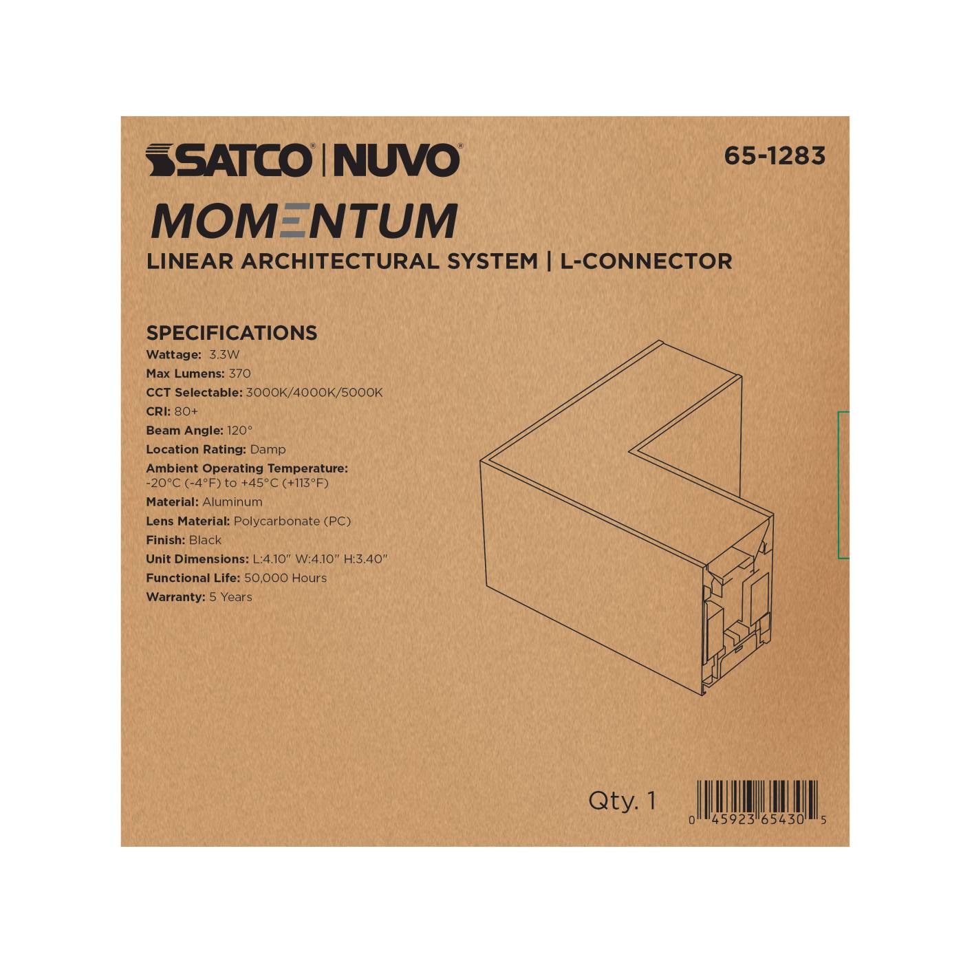 LED L-CONNECTOR LINEAR SYSTEM - 65-1283