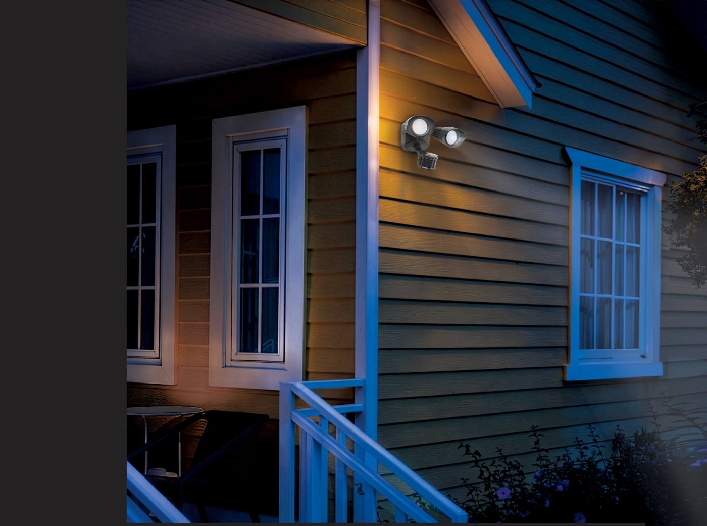 LED 2 SQUARE HEAD SECURITY LGT - 65-1403