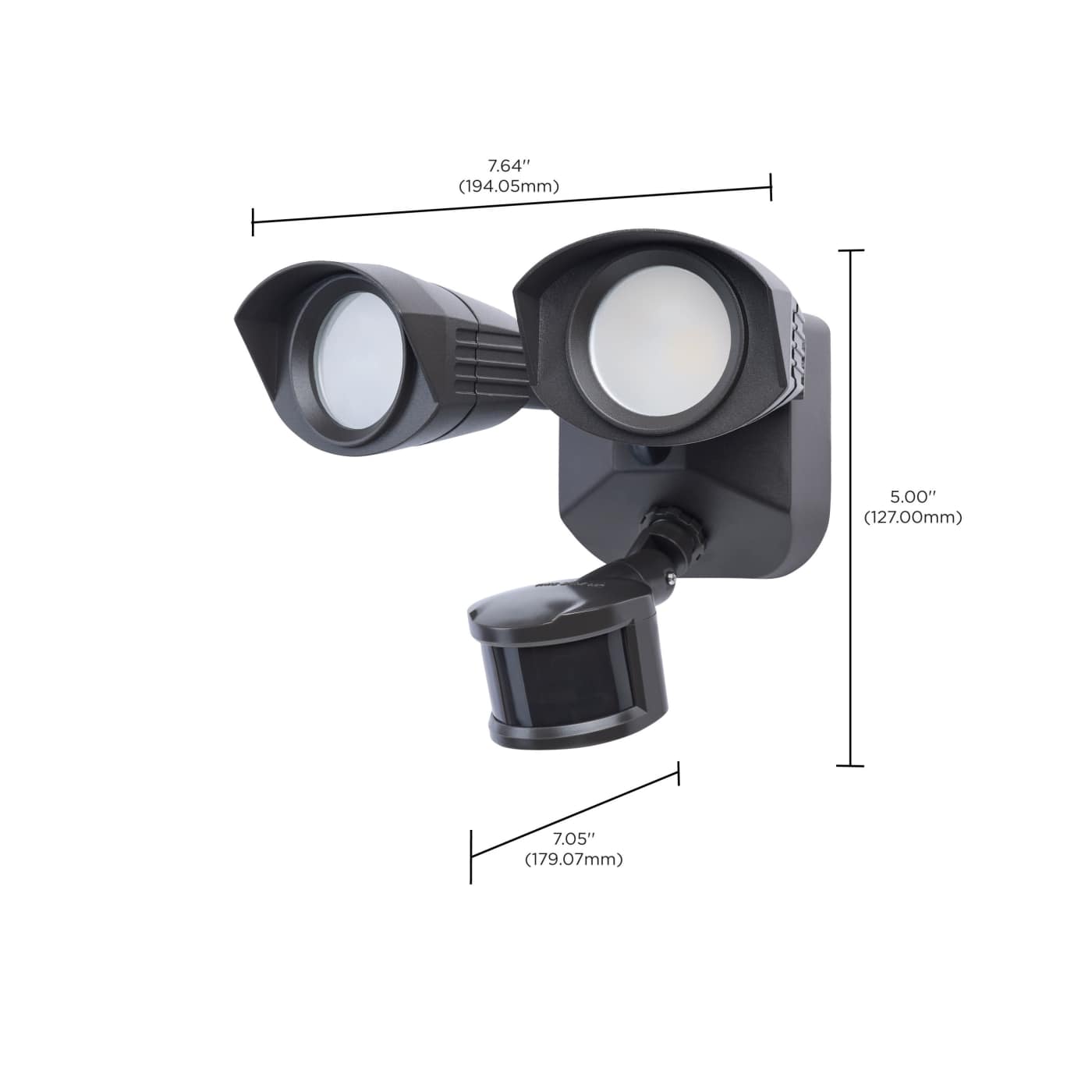 LED 2 SQUARE HEAD SECURITY LGT - 65-1403