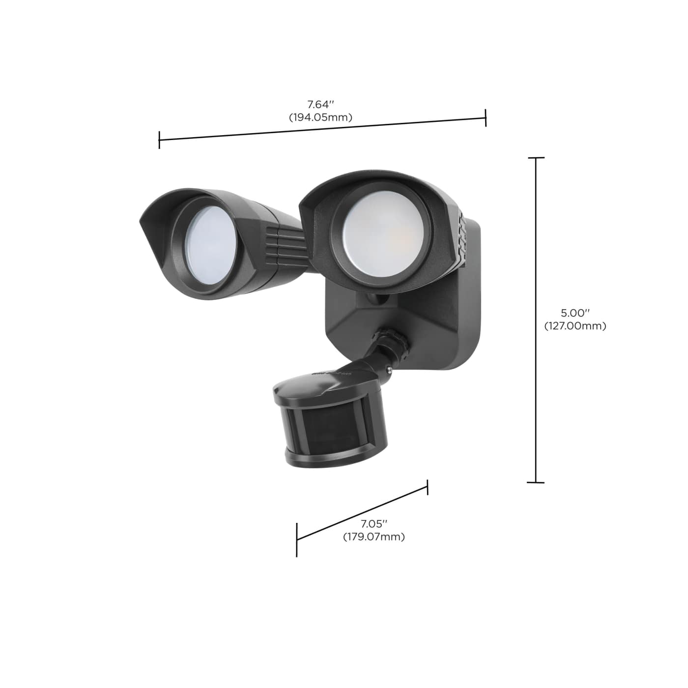 LED 2 SQUARE HEAD SECURITY LGT - 65-1405