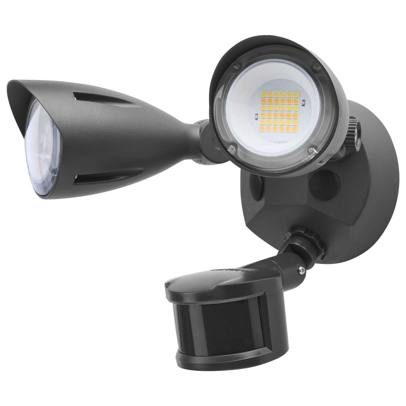 LED 2 BULLET HEAD SECURITY LGT - 65-1415