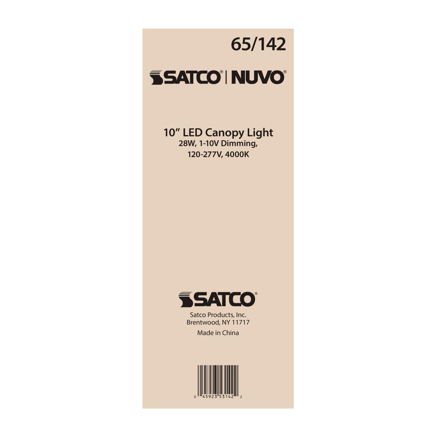 28W LED CANOPY FIXTURE 10" - 65-142