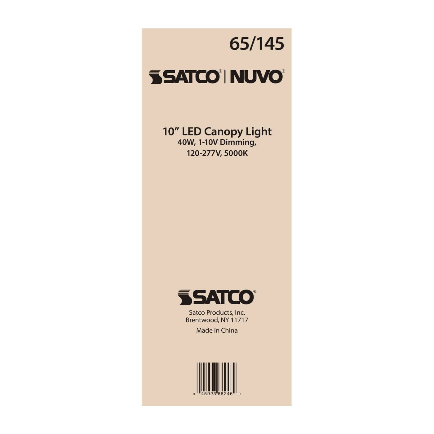 40W LED CANOPY FIXTURE 10" - 65-145