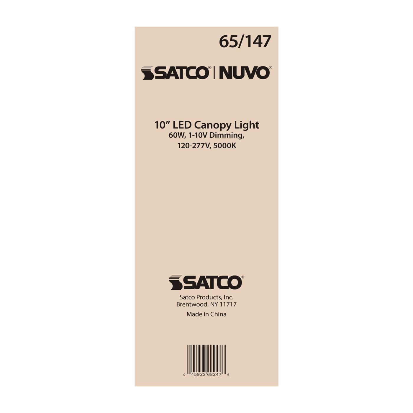 60W LED CANOPY FIXTURE 10" - 65-147