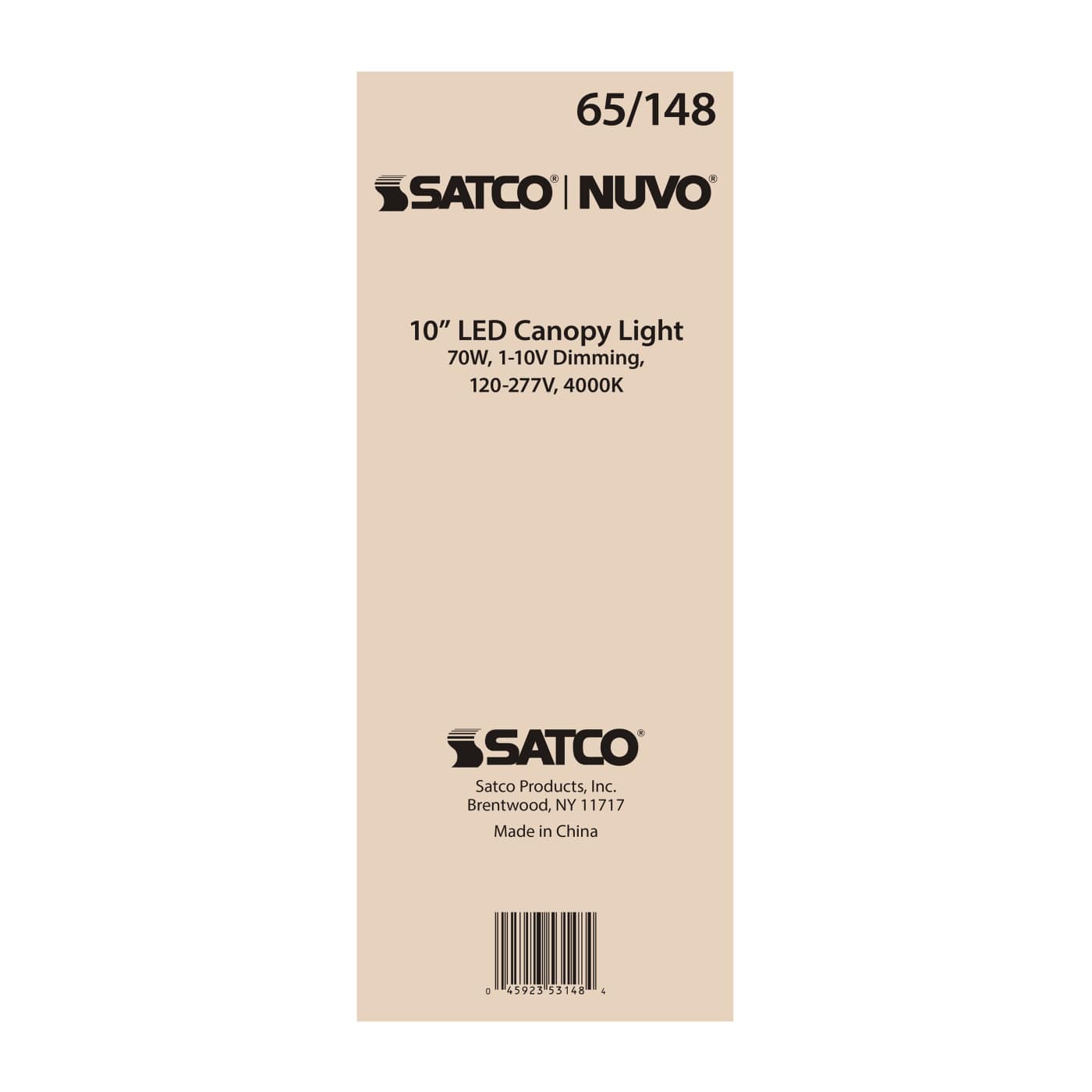 70W LED CANOPY FIXTURE 10" - 65-148