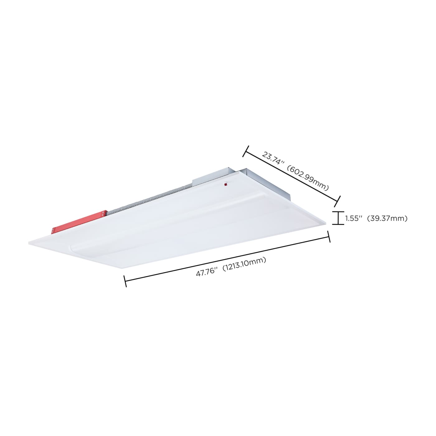 2X4 EM SINGLE BASKET TROFFER - 65-1604