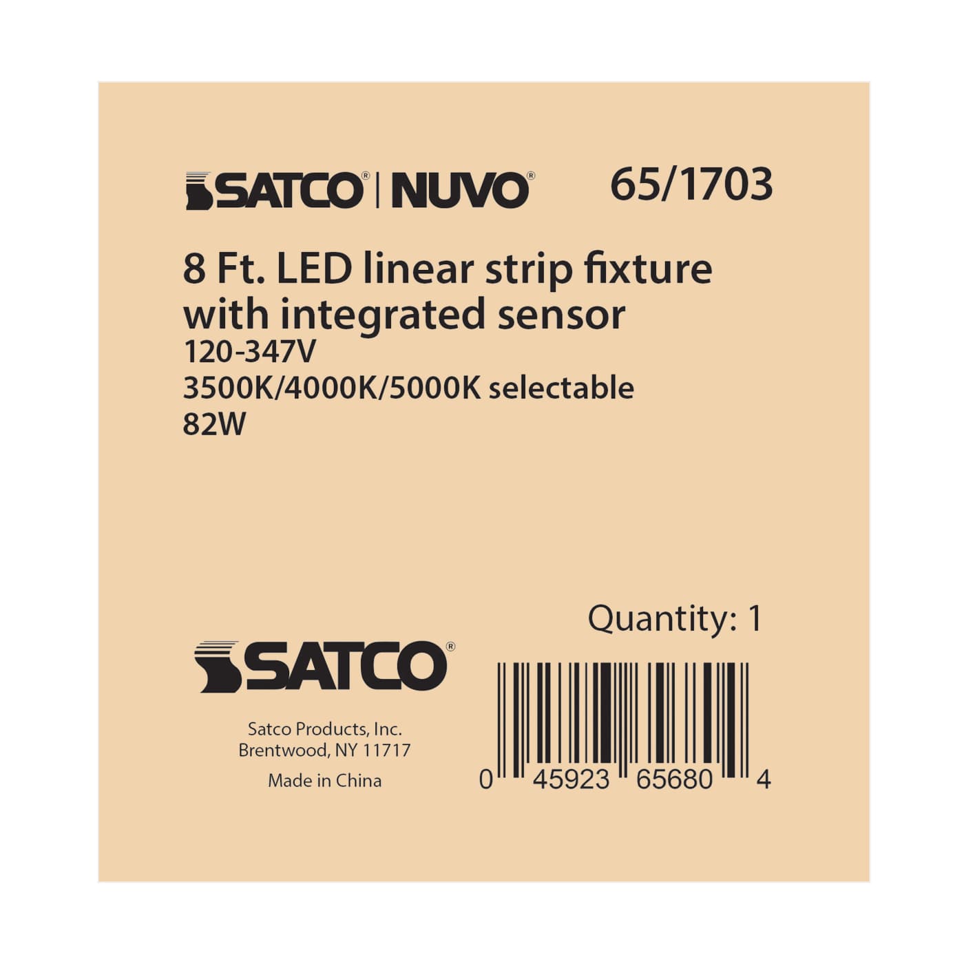 8' LINEAR STRIP W/SENSOR - 65-1703