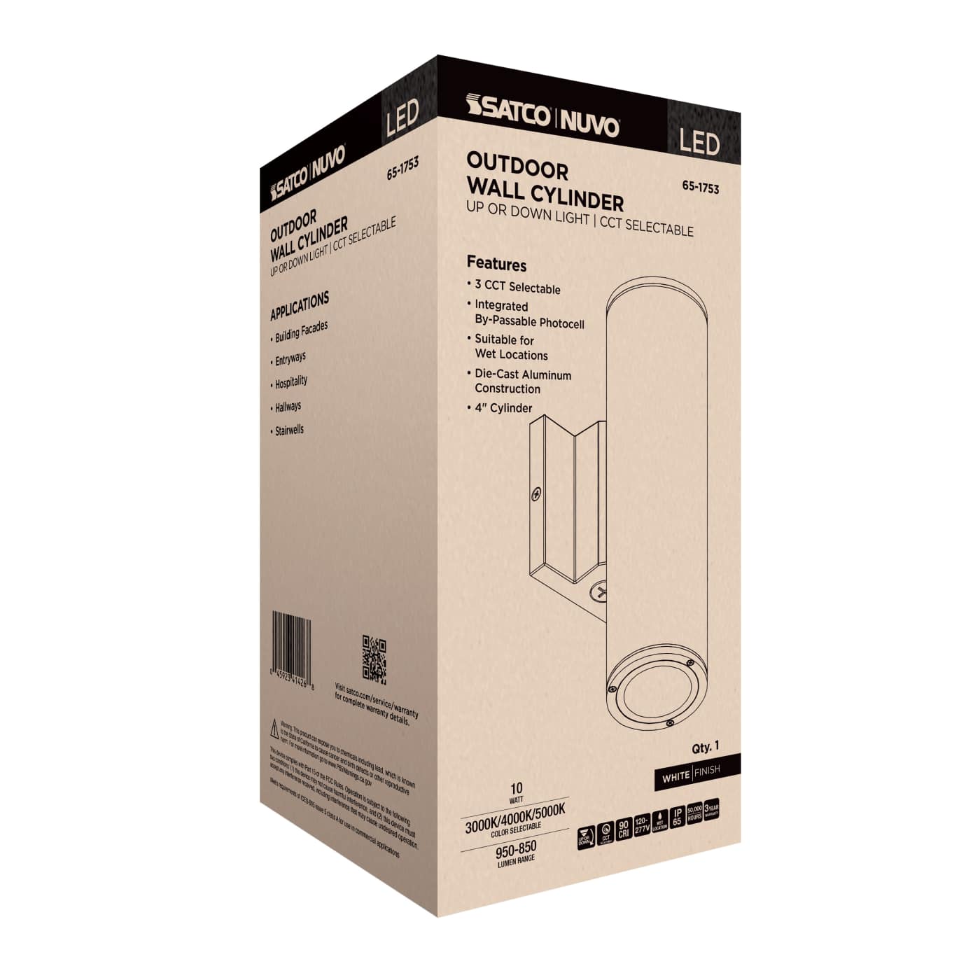 1 LT LED MD UP OR DOWN SCONCE - 65-1753