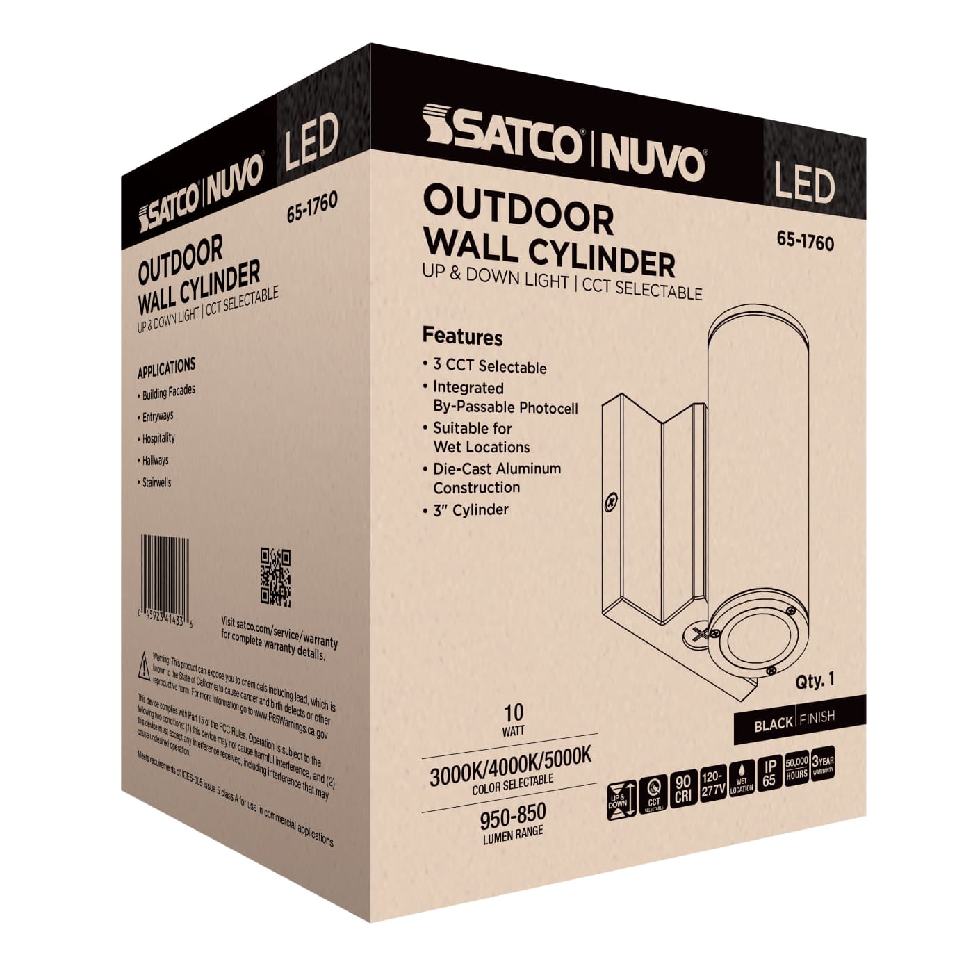 2 LT LED SM UP & DOWN SCONCE - 65-1760