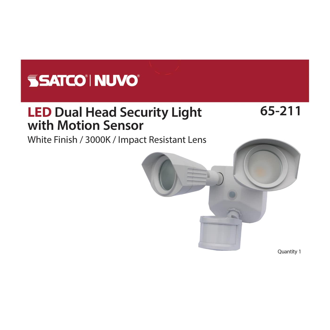 LED DUAL HEAD SECURITY LIGHT - 65-211