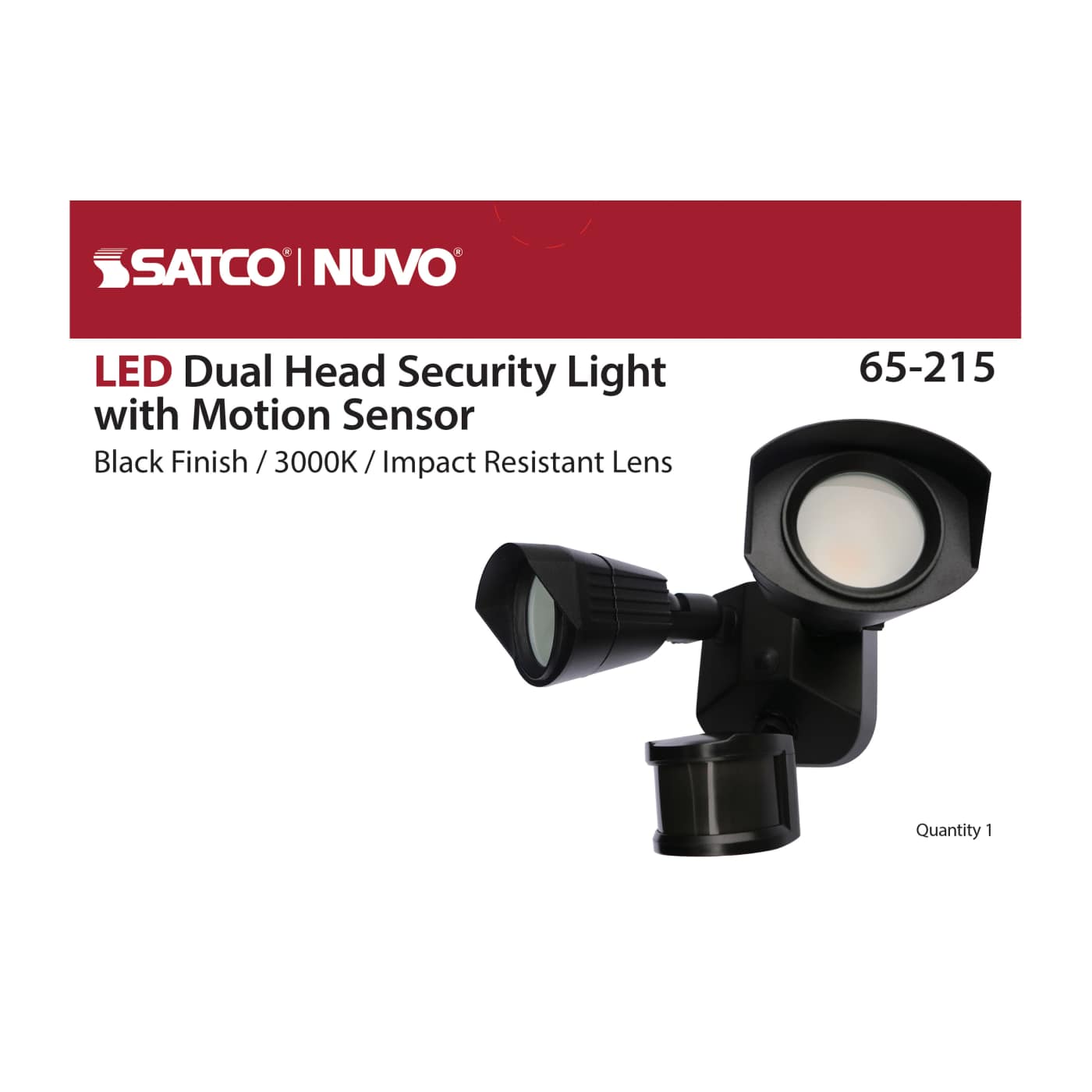 LED DUAL HEAD SECURITY LIGHT - 65-215