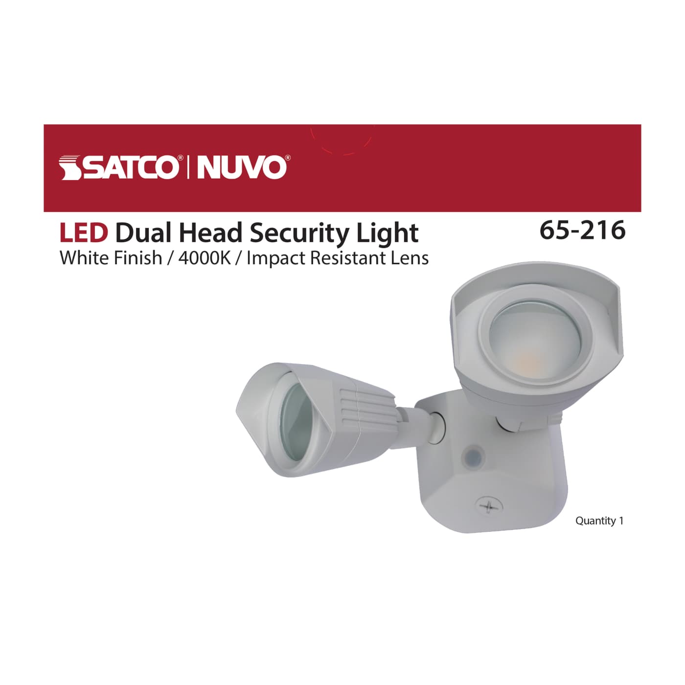 LED DUAL HEAD SECURITY LIGHT - 65-216