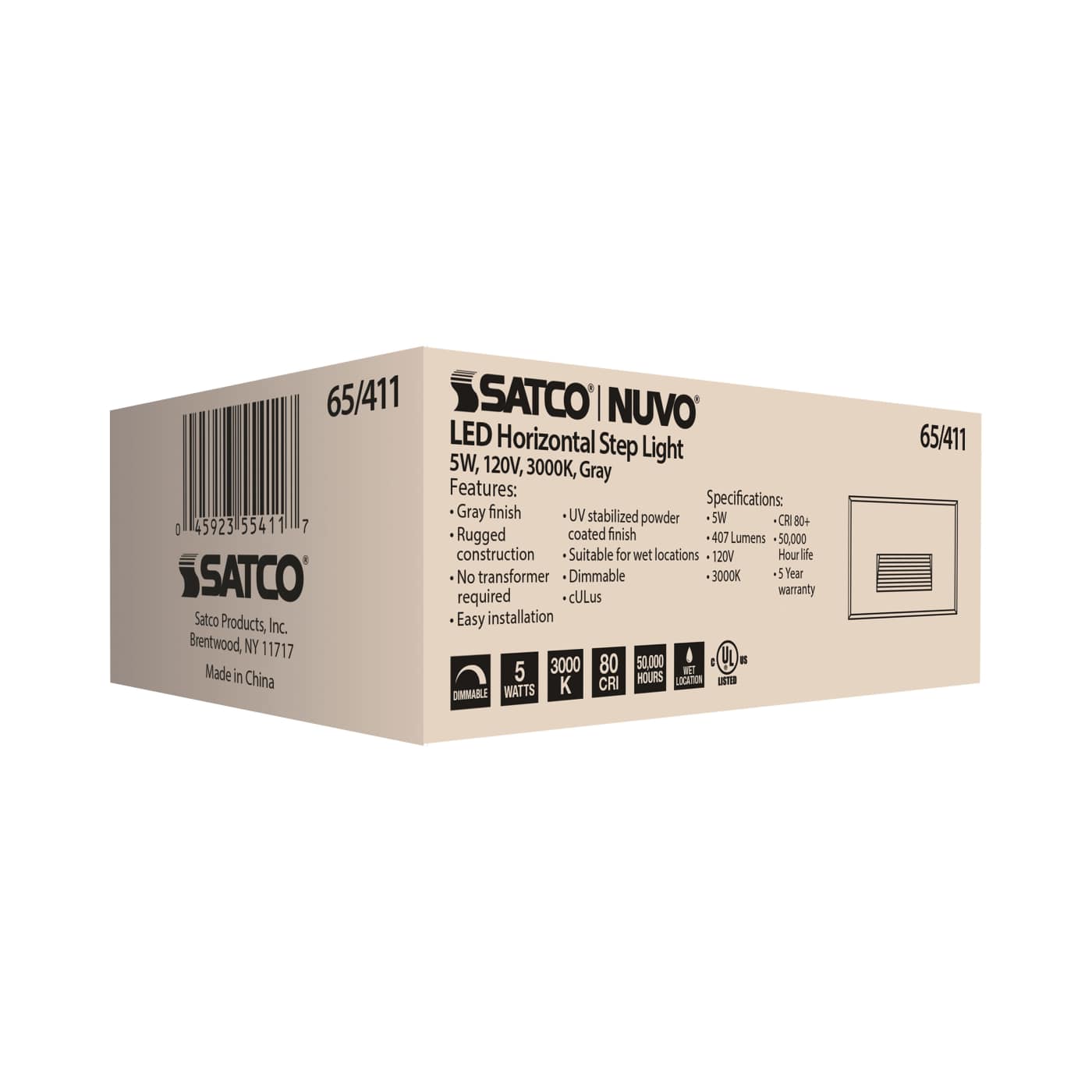 LED 5W HORIZONTAL STEP LIGHT - 65-411