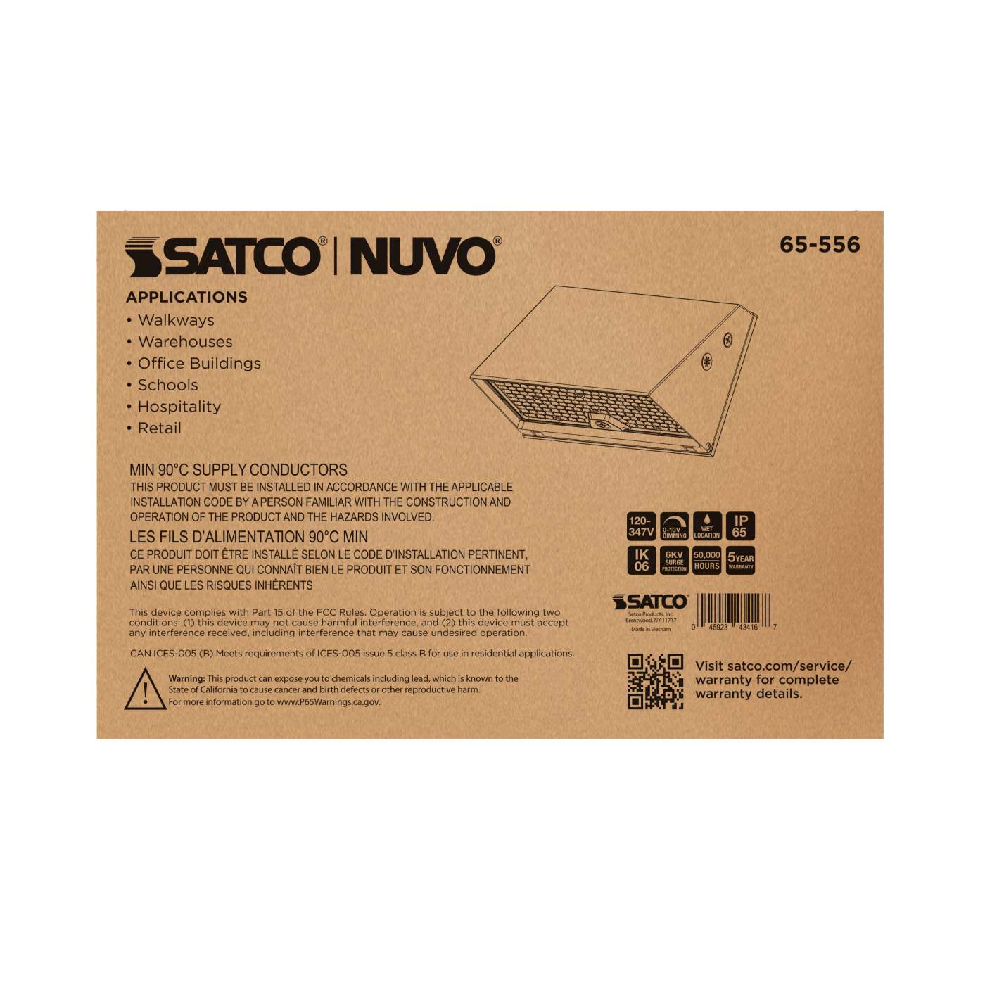 LED FULL CUTOFF WALL PACK - 65-556