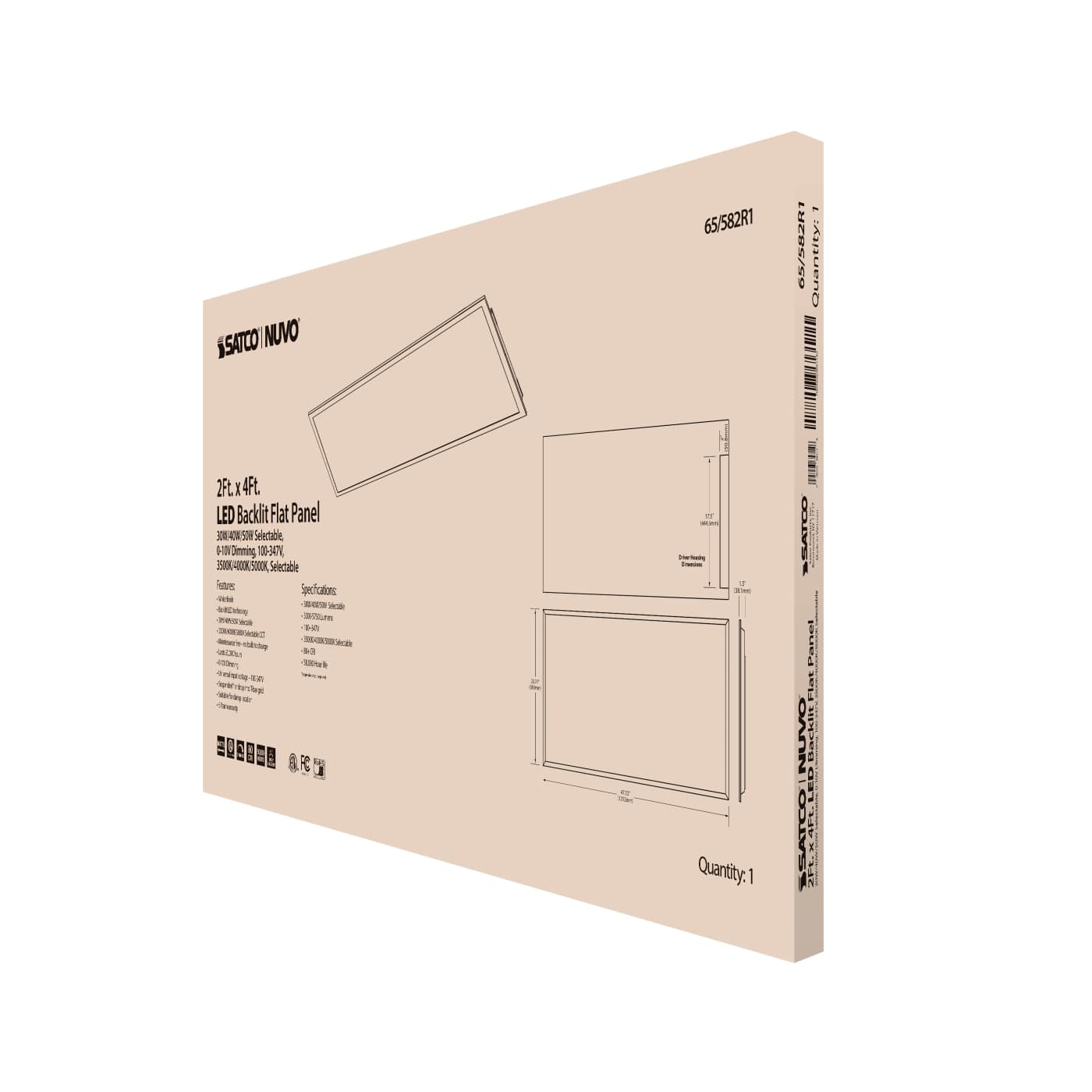 2X4 LED BACKLIT FLAT PANEL - 65-582R1