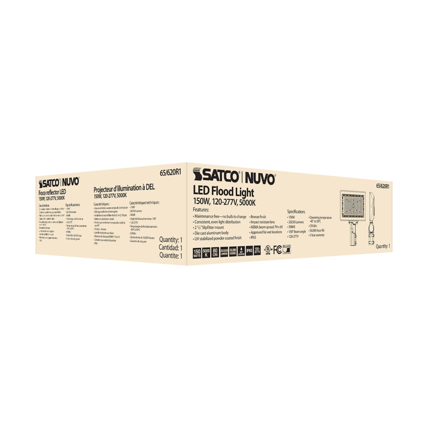 150W LED FLOOD LIGHT - 65-620R1