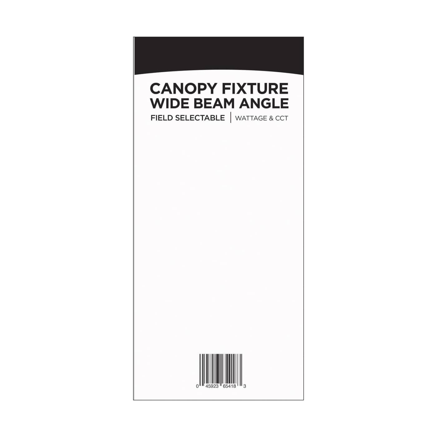 LED WIDE BEAM ANGLE CANOPY - 65-635