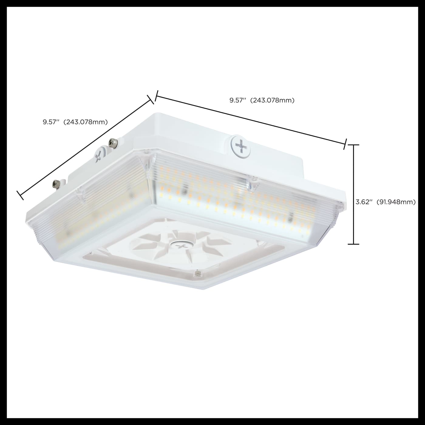 LED WIDE BEAM ANGLE CANOPY - 65-635