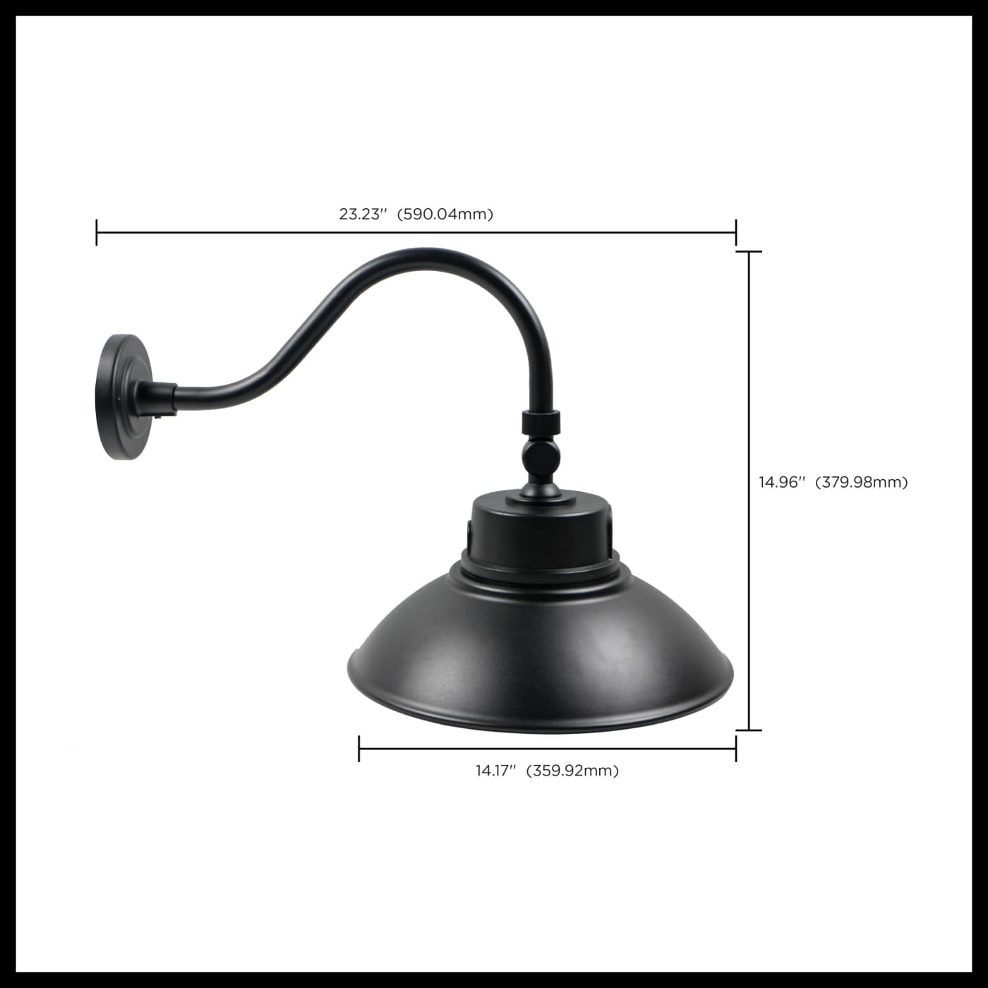 LED GOOSENECK BLACK FINISH - 65-661