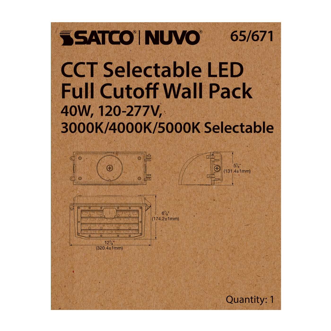 40W FULL CUTOFF WALL PACK - 65-671