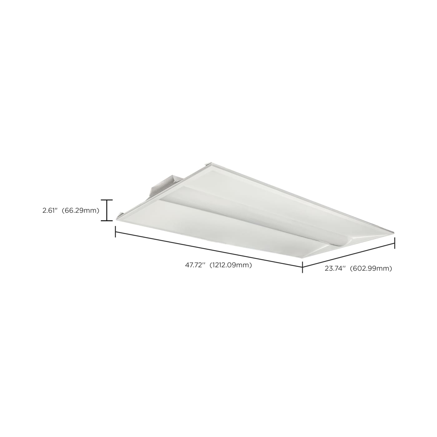 2X4 SINGLE BASKET TROFFER - 65-691