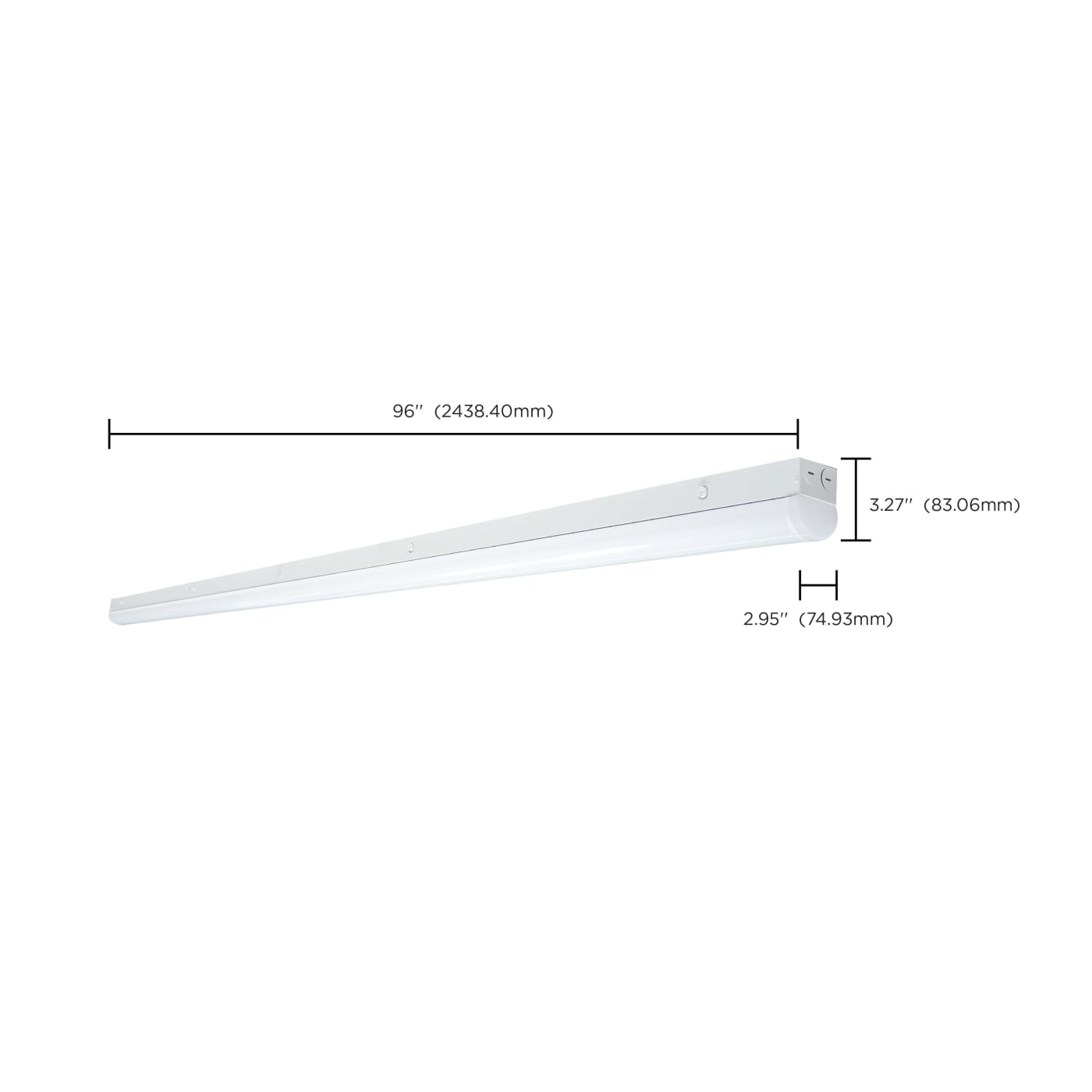 8' LINEAR STRIP WHITE FINISH - 65-703R1