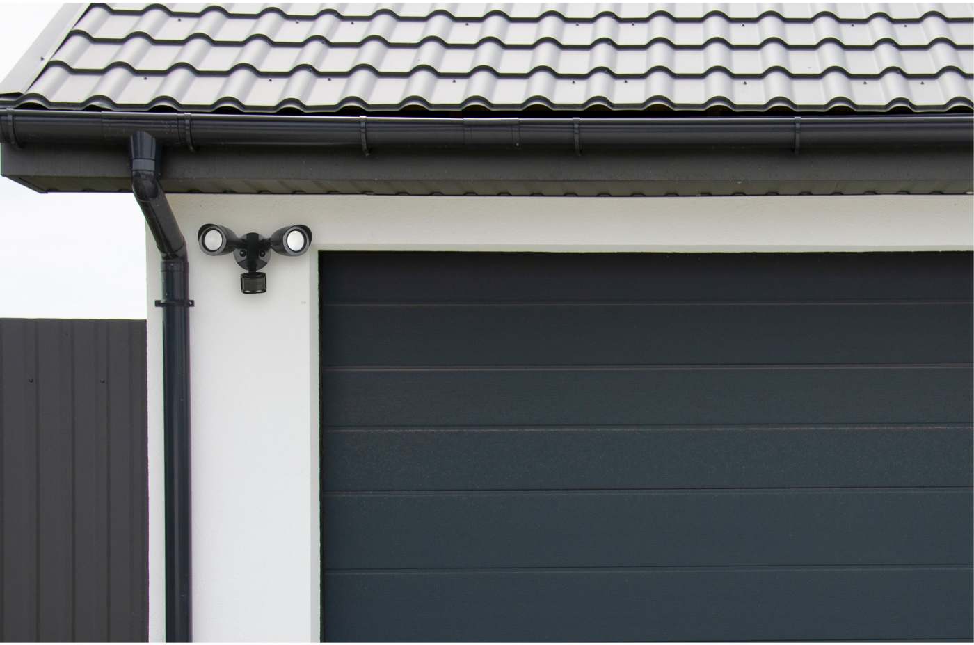 LED 2 BULLET HEAD SECURITY LGT - 65-713