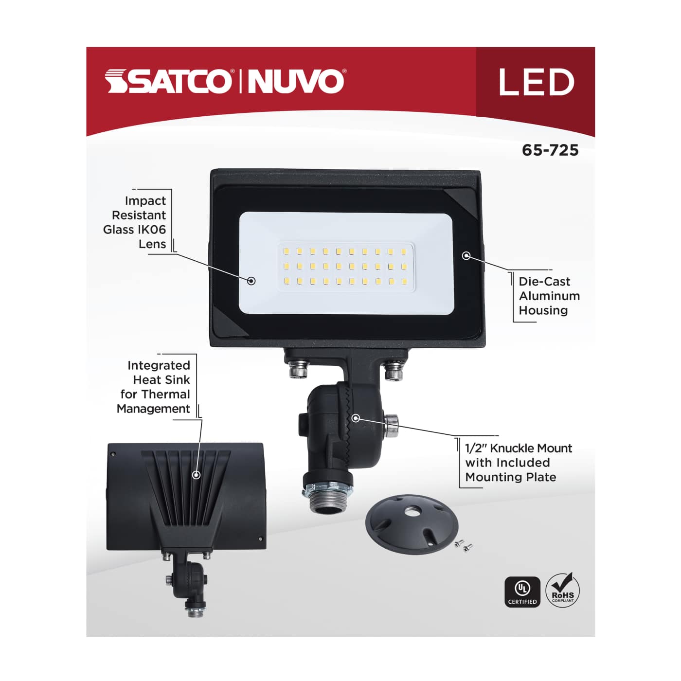 DOBFL15W/LED/840/BZ/ND120V - 65-725