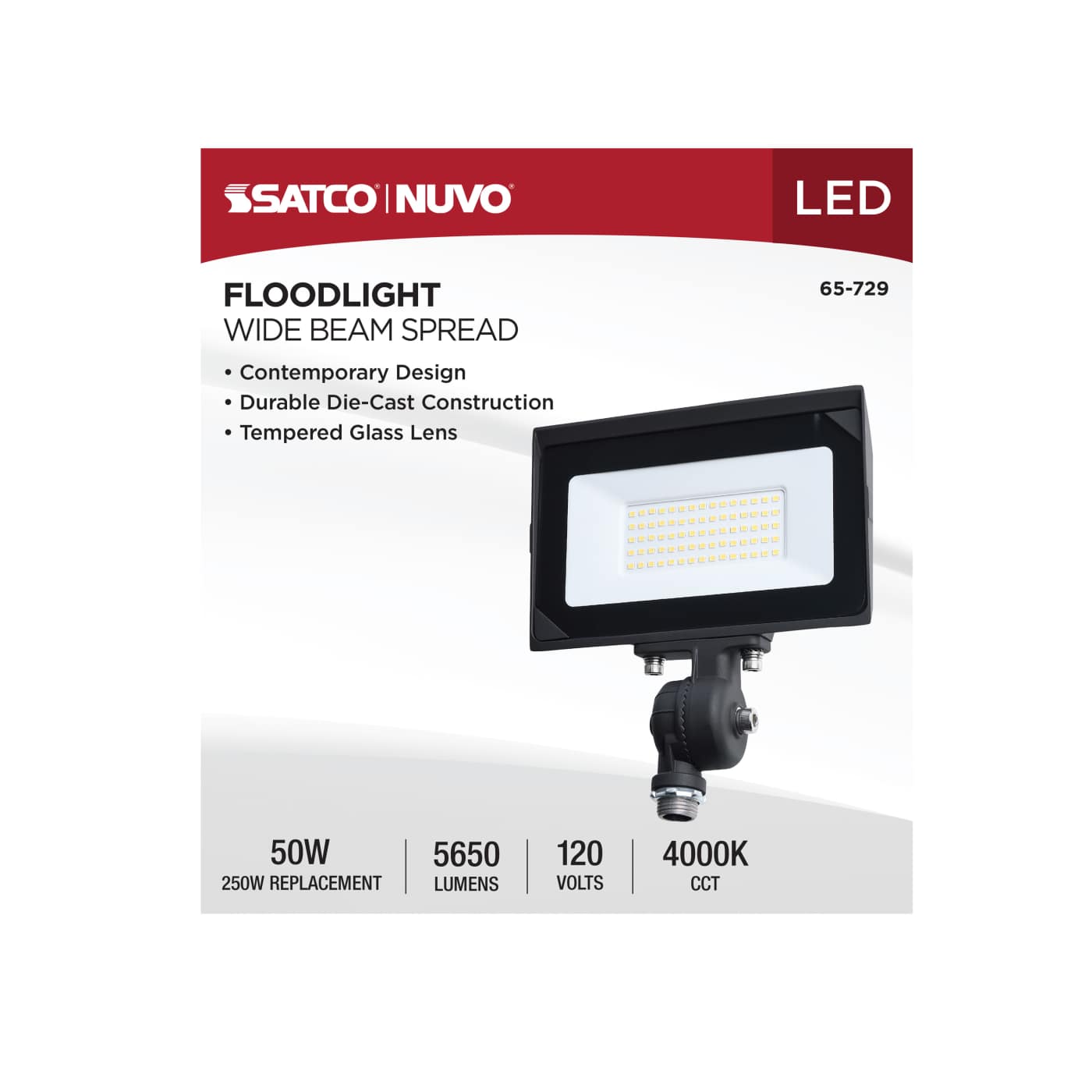 DOBFL50W/LED/850/BZ/ND120V - 65-730