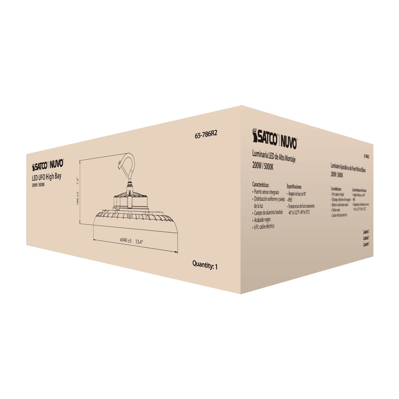 LED UFO HIGHBAY 200W/5000K - 65-786R2