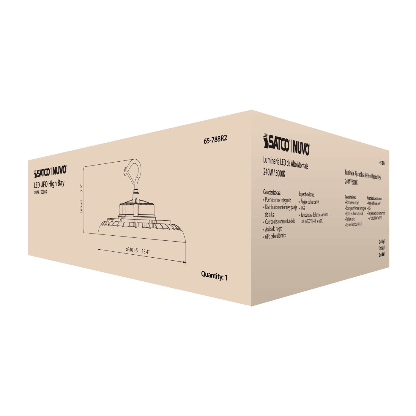 LED UFO HIGHBAY 240W/5000K - 65-788R2