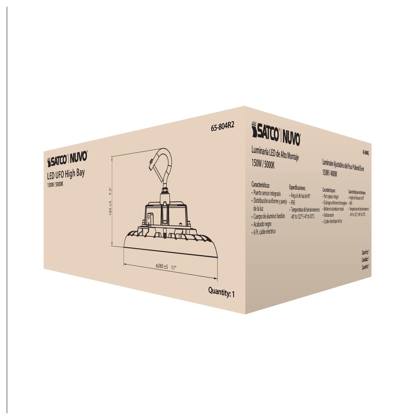 LED UFO HIGHBAY 150W/5000K - 65-804R2