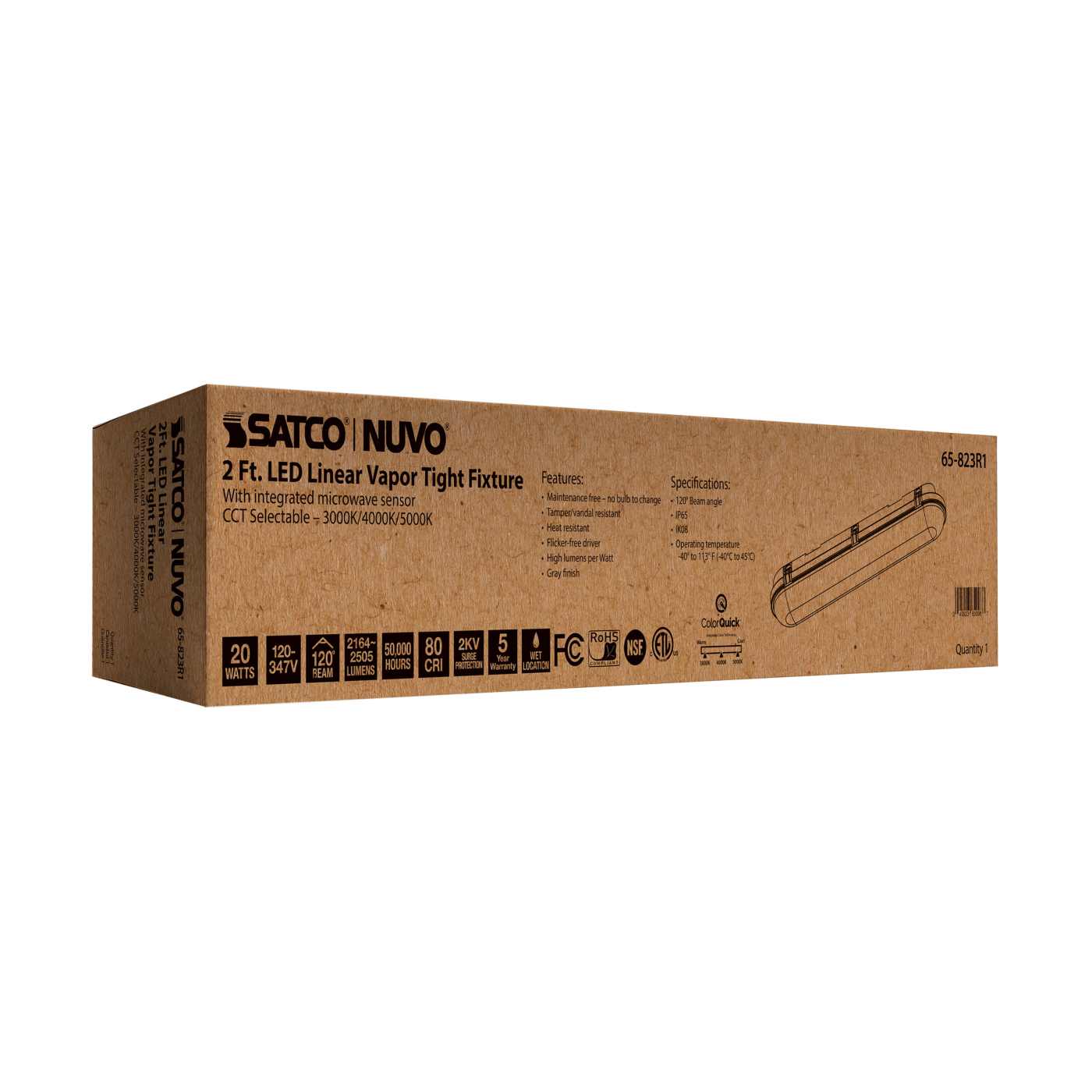 2' 20W LINEAR VAPOR PROOF - 65-823R1