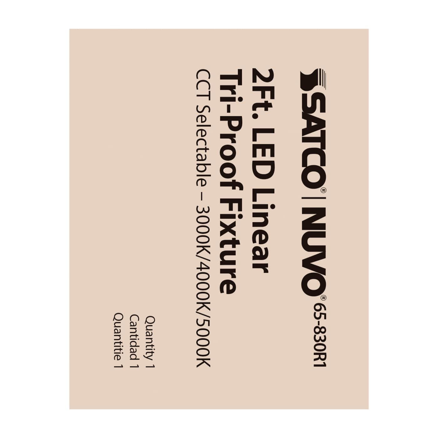 2' 20W LED TRI-PROOF LINEAR - 65-830R1