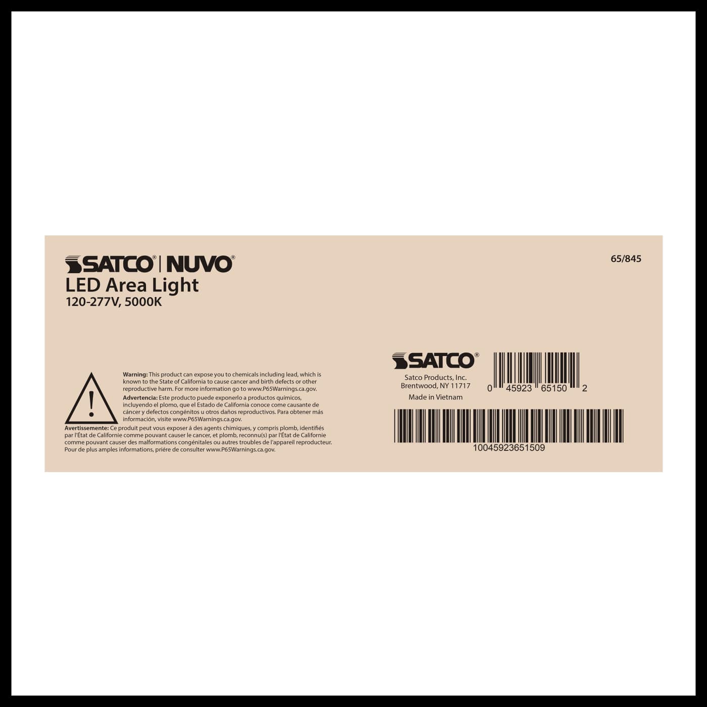 200W LED AREA LIGHT TYPE III - 65-845